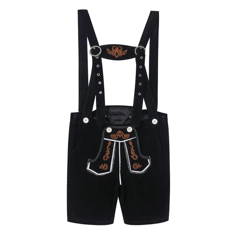 Women's Bavarian Lederhosen Antonette – Classic Oktoberfest Attire-Black-S-State of Style