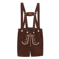 Women's Bavarian Lederhosen Antonette – Classic Oktoberfest Attire-Brown-S-State of Style