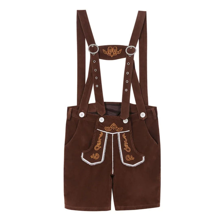 Women's Bavarian Lederhosen Antonette – Classic Oktoberfest Attire-Brown-S-State of Style