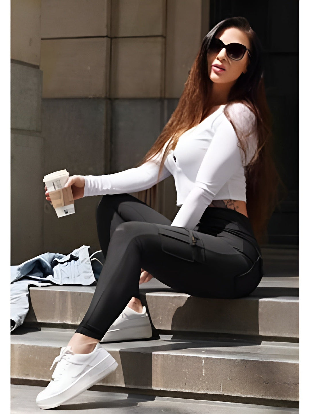 Women’s Cargo Legging - Nova-Black-S-State of Style