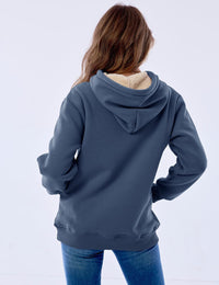 Women's Casual Fleece-Lined Hoodie – Lilly-Black-S-State of Style