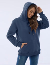 Women's Casual Fleece-Lined Hoodie – Lilly-Black-S-State of Style