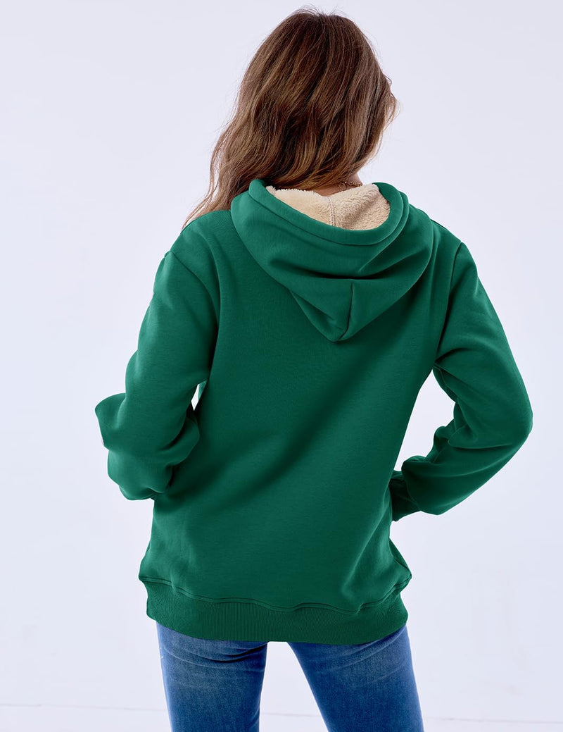 Women's Casual Fleece-Lined Hoodie – Lilly-Black-S-State of Style