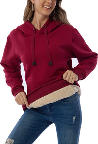 Women's Casual Fleece-Lined Hoodie – Lilly-Black-S-State of Style