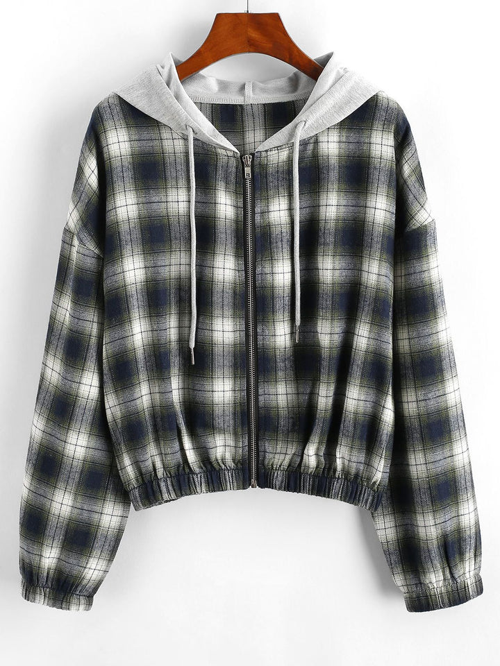 Women's Cropped Jacket | Chic and Versatile-Green-S-State of Style