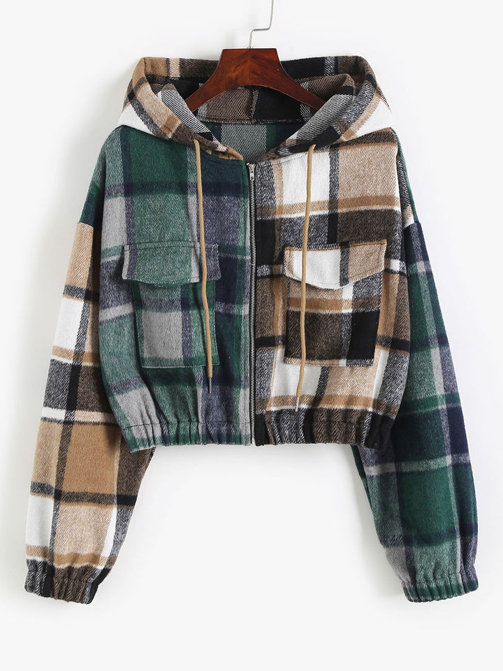Women's Cropped Jacket | Chic and Versatile-Multicolored-S-State of Style