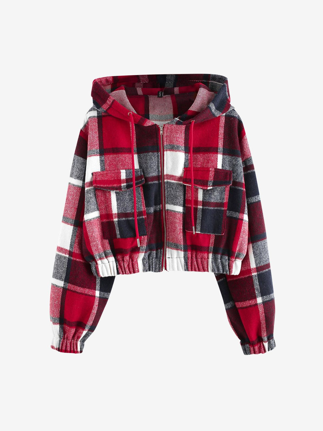Women's Cropped Jacket | Chic and Versatile-Red-S-State of Style