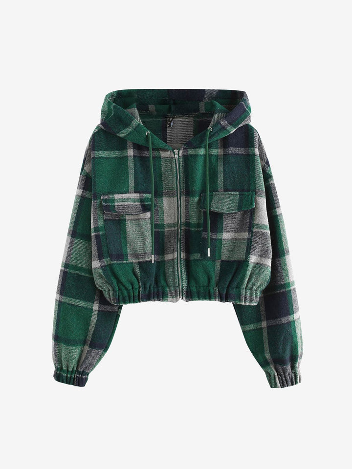 Women's Cropped Jacket | Chic and Versatile-Sea Green-S-State of Style
