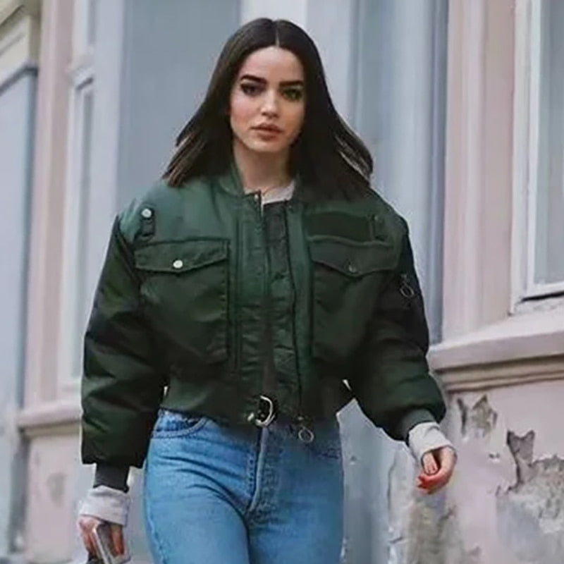 Women's Fashion Jacket | Stylish and Comfortable-Green-S-State of Style