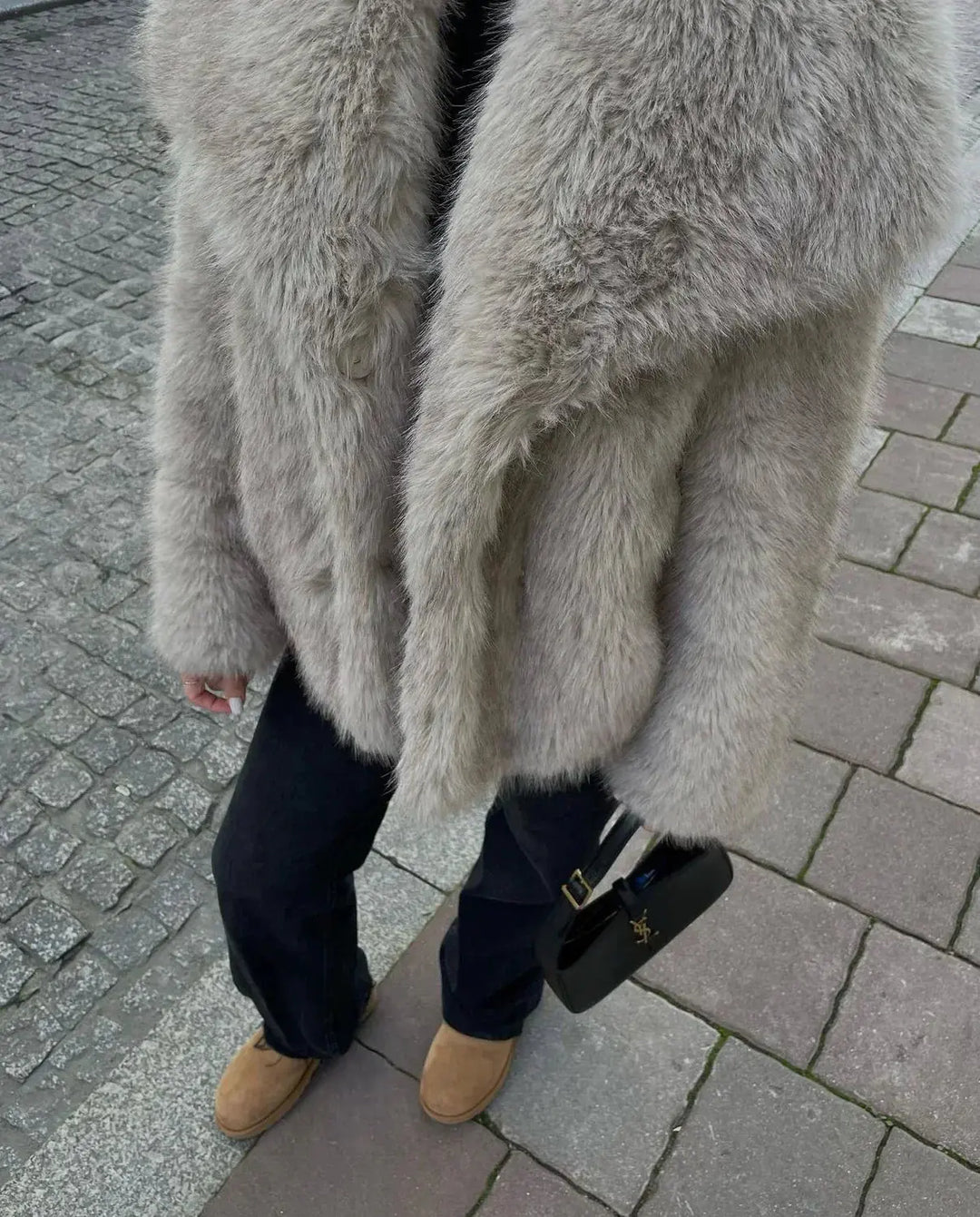 Women's Faux Fur Jacket - Olivia-XS-State of Style