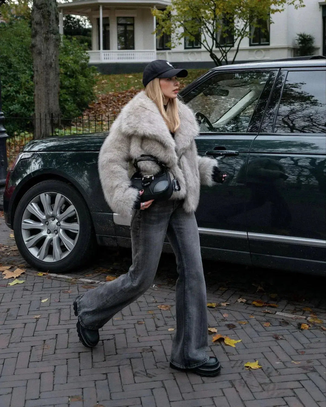 Women's Faux Fur Jacket - Olivia-XS-State of Style