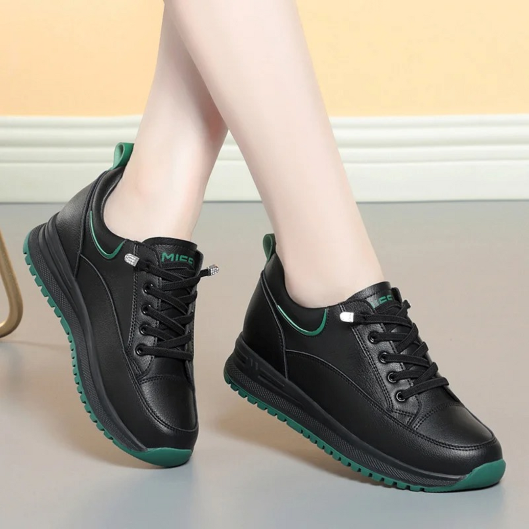 Women's Fireproof & Waterproof Leather Shoes - TerraShield-Black-4-State of Style