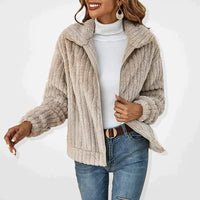Women's Fleece Vest - Ember-Apricot-S-State of Style