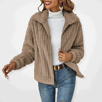 Women's Fleece Vest - Ember-Khaki-S-State of Style