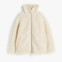 Women's Fleece Winter Jacket - Avalon-White-XS-State of Style