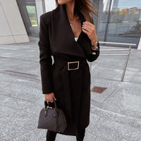 Women's Jacket | Elegant and Warm-Black-S-State of Style