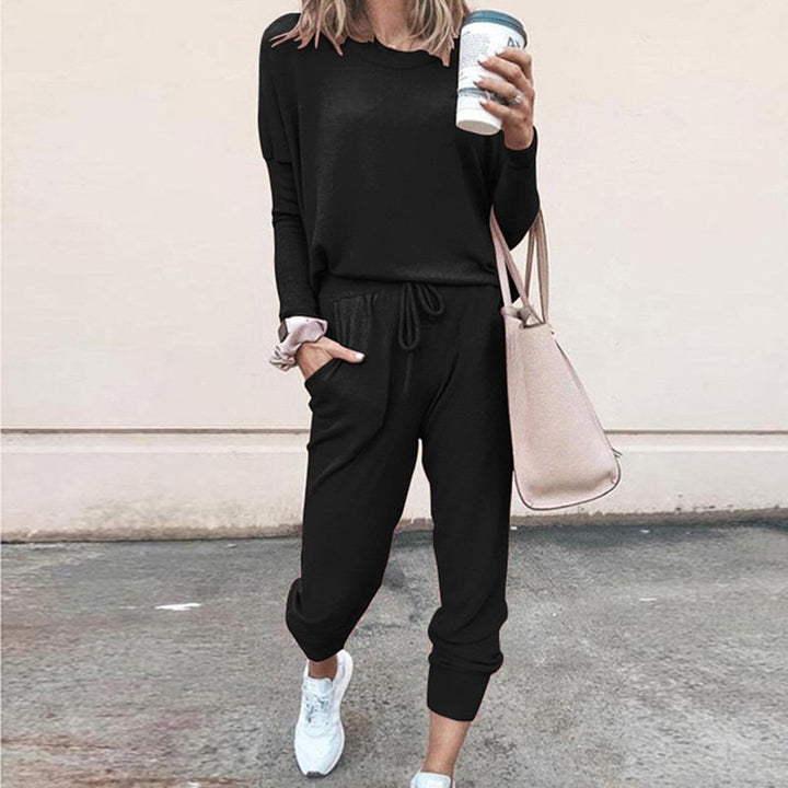 Women’s Jogging Set | Comfortable & Stylish Activewear-Black-S-State of Style