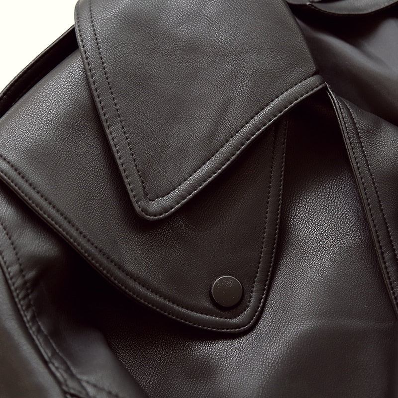 Women's Leather Jacket | Chic and Durable-Beige-S-State of Style