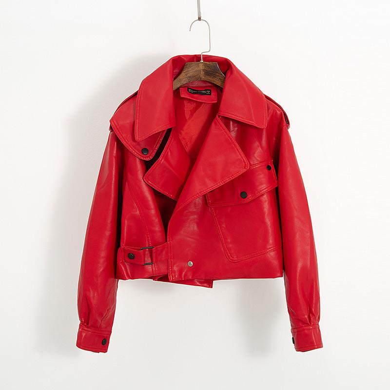 Women's Leather Jacket | Chic and Durable-Red (Sold out!)-S-State of Style