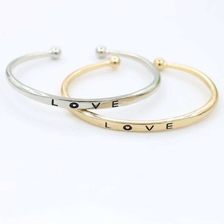 Women's Love Bracelet | Elegant Adjustable Jewellery-Gold-State of Style