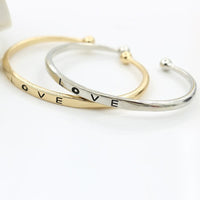 Women's Love Bracelet | Elegant Adjustable Jewellery-Gold-State of Style