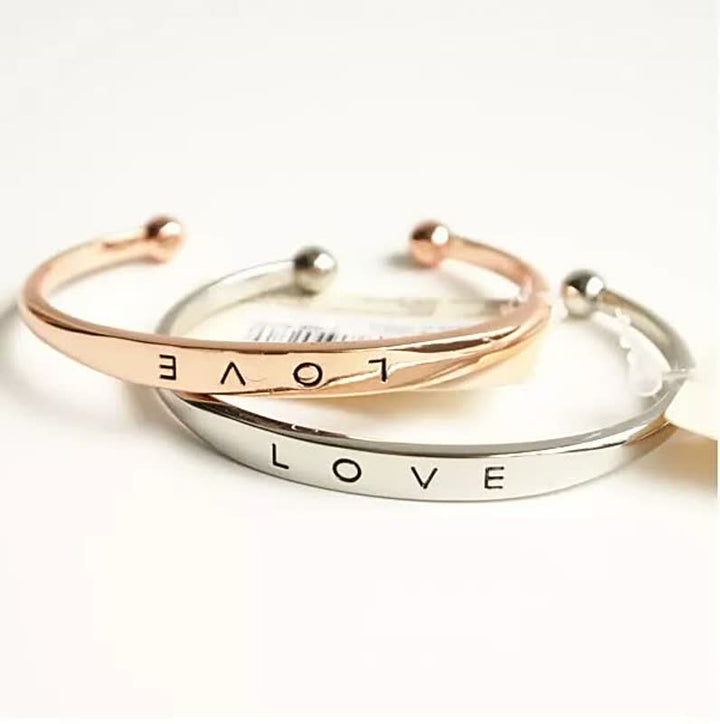 Women's Love Bracelet | Elegant Adjustable Jewellery-Gold-State of Style
