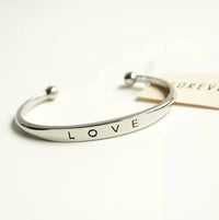 Women's Love Bracelet | Elegant Adjustable Jewellery-Silver-State of Style