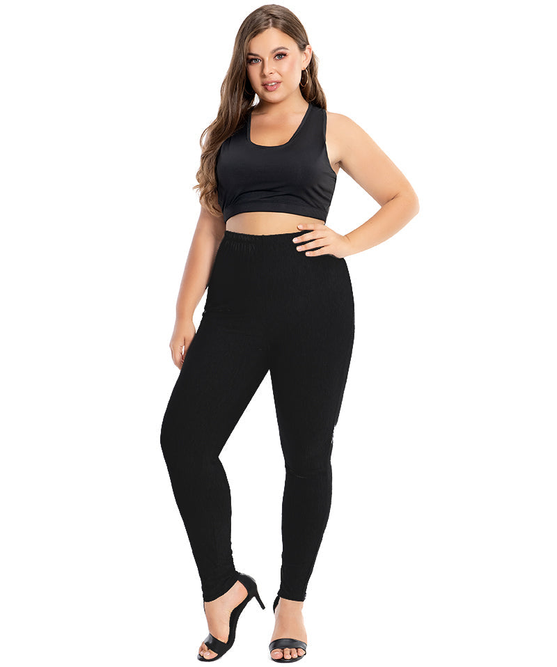 Women's Oversized Modal Cotton Pants-Black-2XL-State of Style