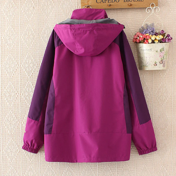 Women's Oversized Windproof Jacket | Casual & Stylish-Dark Purple-4XL-State of Style
