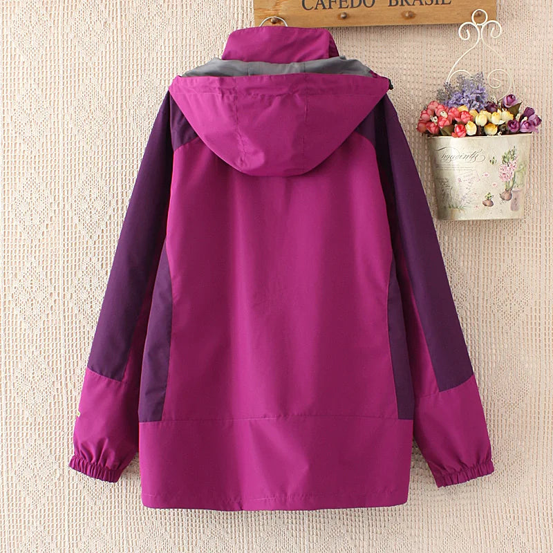 Women's Oversized Windproof Jacket | Casual & Stylish-Dark Purple-4XL-State of Style