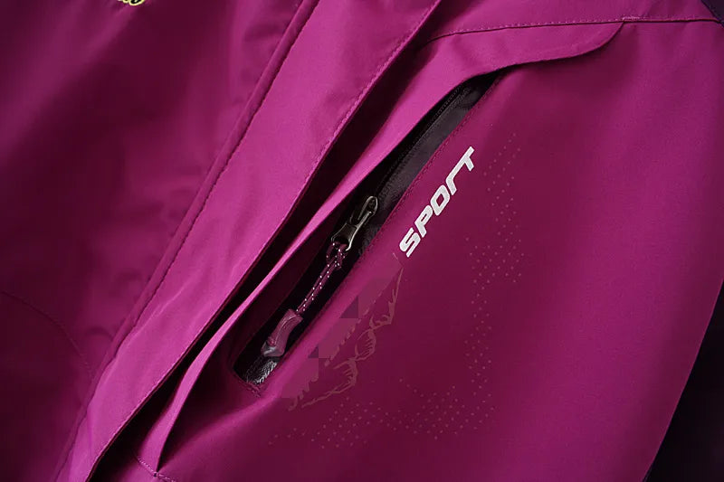 Women's Oversized Windproof Jacket | Casual & Stylish-Dark Purple-4XL-State of Style