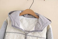 Women's Quilted Hooded Jacket | Plus Size | Warm & Stylish-IVORY-3XL-State of Style