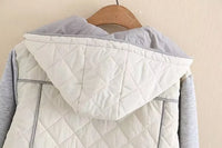 Women's Quilted Hooded Jacket | Plus Size | Warm & Stylish-IVORY-3XL-State of Style