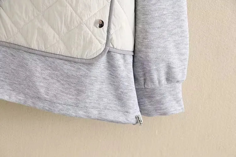 Women's Quilted Hooded Jacket | Plus Size | Warm & Stylish-IVORY-3XL-State of Style