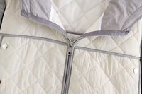 Women's Quilted Hooded Jacket | Plus Size | Warm & Stylish-IVORY-3XL-State of Style