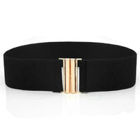 Women's Slim Stretch Cincher – Stylish 6cm Elastic Corset Belt-Black-State of Style