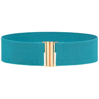 Women's Slim Stretch Cincher – Stylish 6cm Elastic Corset Belt-Blue Lake-State of Style