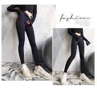 Women's Sports Leggings - Livia-Black-XS-State of Style