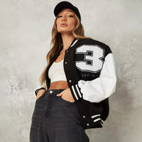 Women's Stylish Baseball Jacket | Comfortable & Versatile-S-State of Style