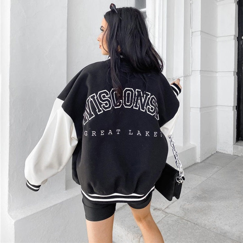 Women's Stylish Baseball Jacket | Comfortable & Versatile-S-State of Style