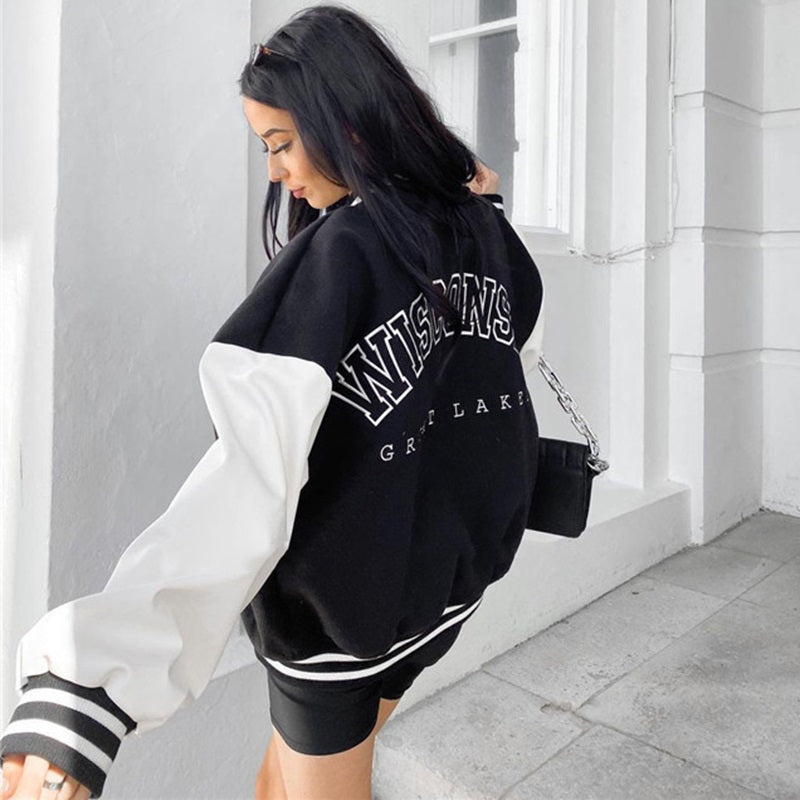 Women's Stylish Baseball Jacket | Comfortable & Versatile-S-State of Style