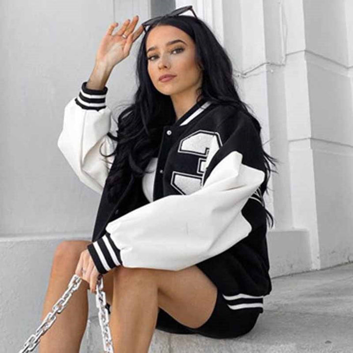 Women's Stylish Baseball Jacket | Comfortable & Versatile-S-State of Style