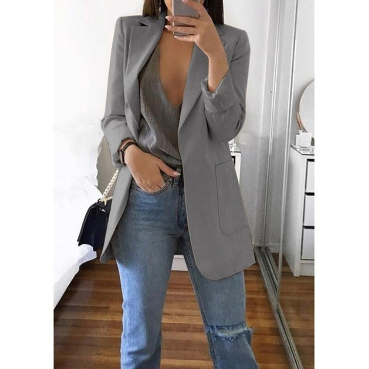 Women's Stylish Denim Jacket | Casual & Comfortable-Gray-S-State of Style