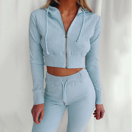 Women's Tracksuit – Comfortable & Stylish Activewear-Blue-S-State of Style