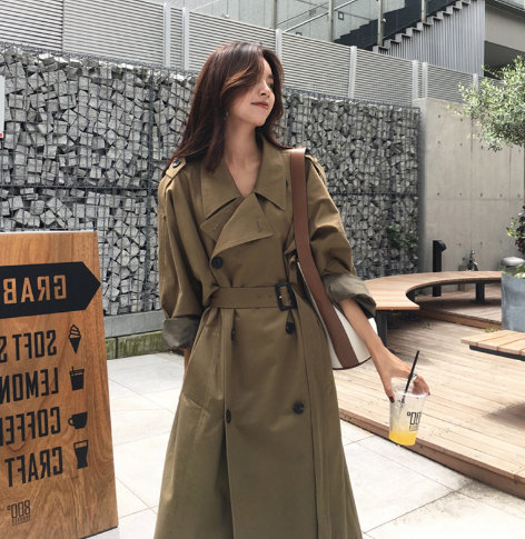 Women's Trench Coat | Elegant and Versatile-Braun-S-State of Style