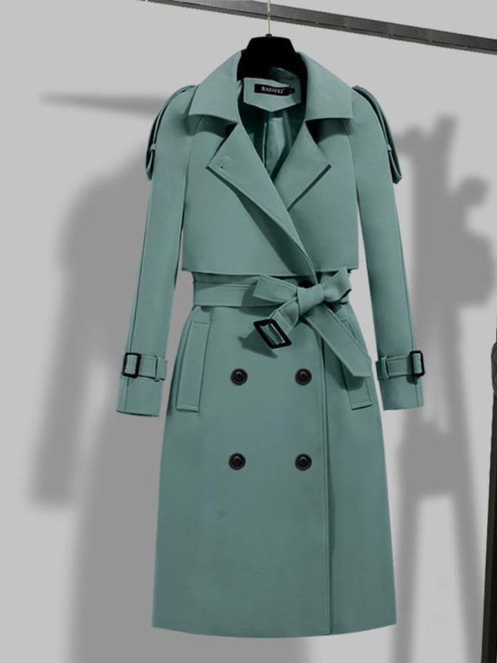 Women's Trench Coat | Stylish and Versatile-Green-M-State of Style