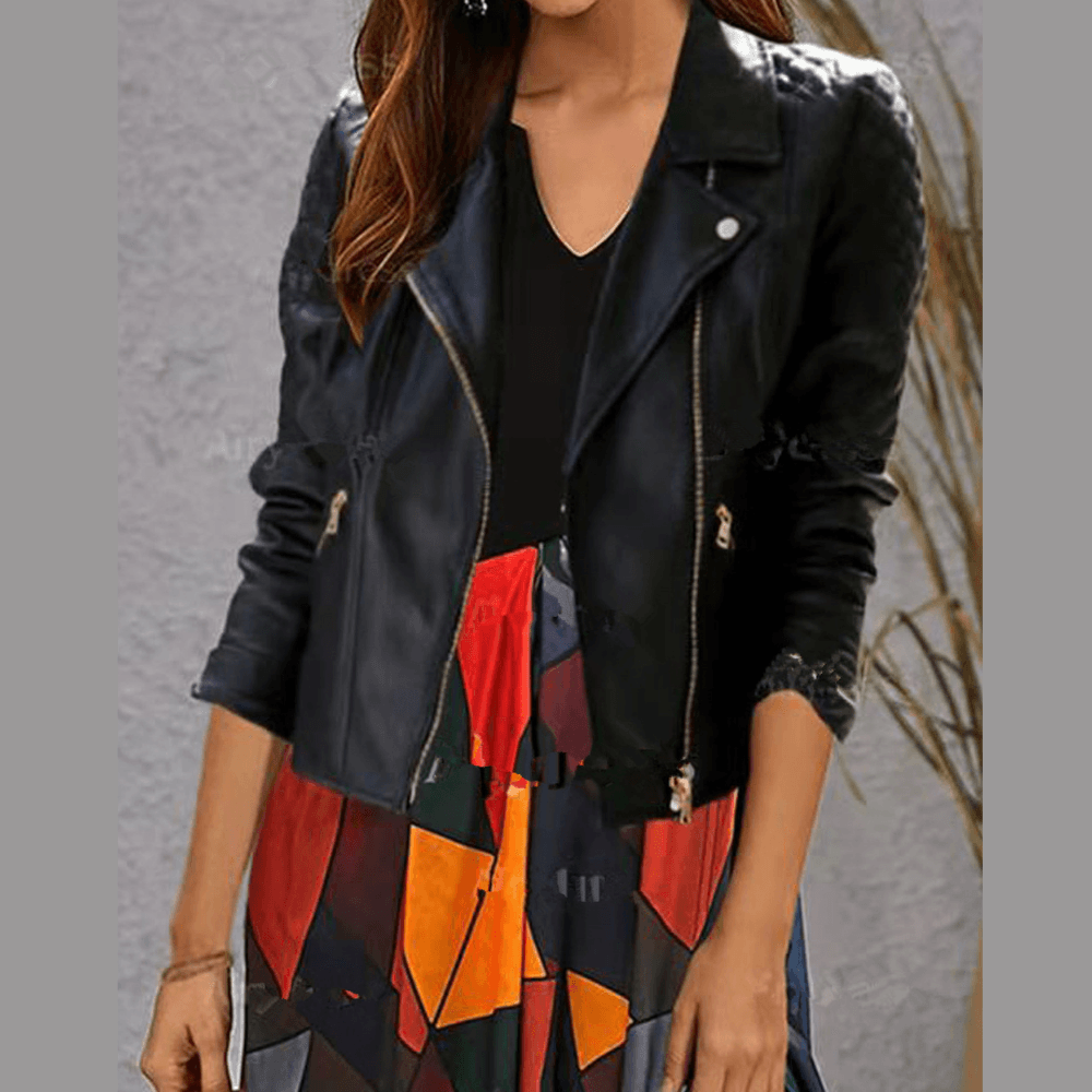 Women's Trendy Denim Jacket | Casual and Comfortable-Black-XS-State of Style