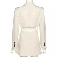 Women's V-Neck Coat | Stylish and Elegant-S-State of Style