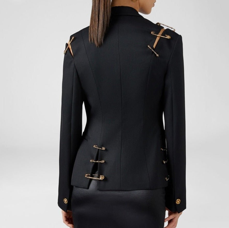 Women's V-Neck Jacket | Elegant and Comfortable-S-State of Style