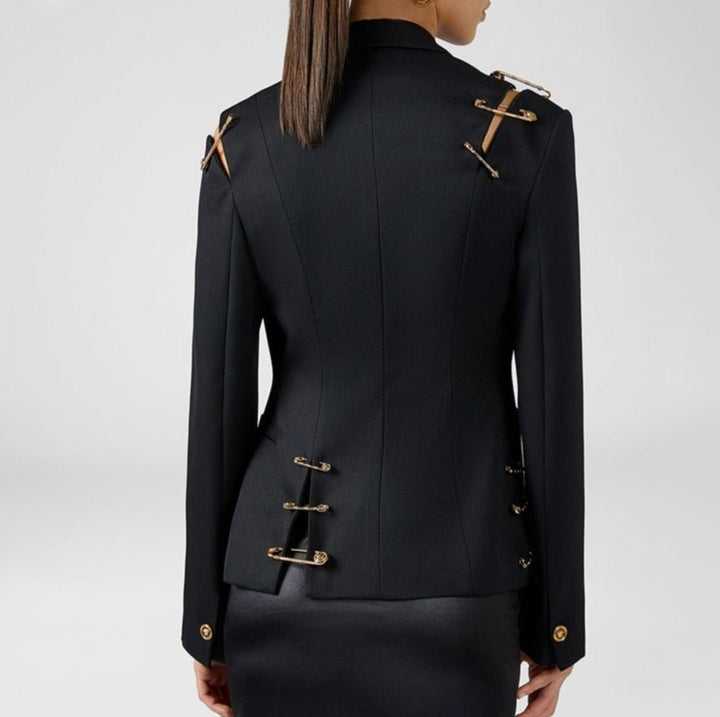 Women's V-Neck Jacket | Elegant and Comfortable-S-State of Style